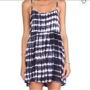 MINKPINK Tie Dye Babydoll Tank Dress Small